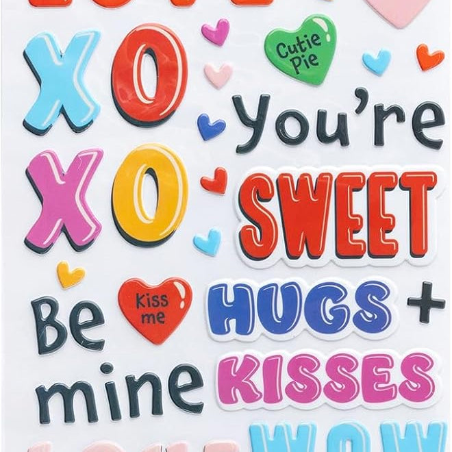 Puffy Phrase Cutie Pie Sticker 30 JB-44007