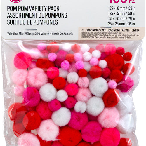 Valentines Day Pom Poms 30 JB-44008