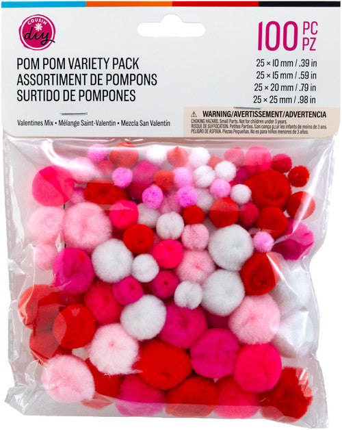 Valentines Day Pom Poms 30 JB-44008