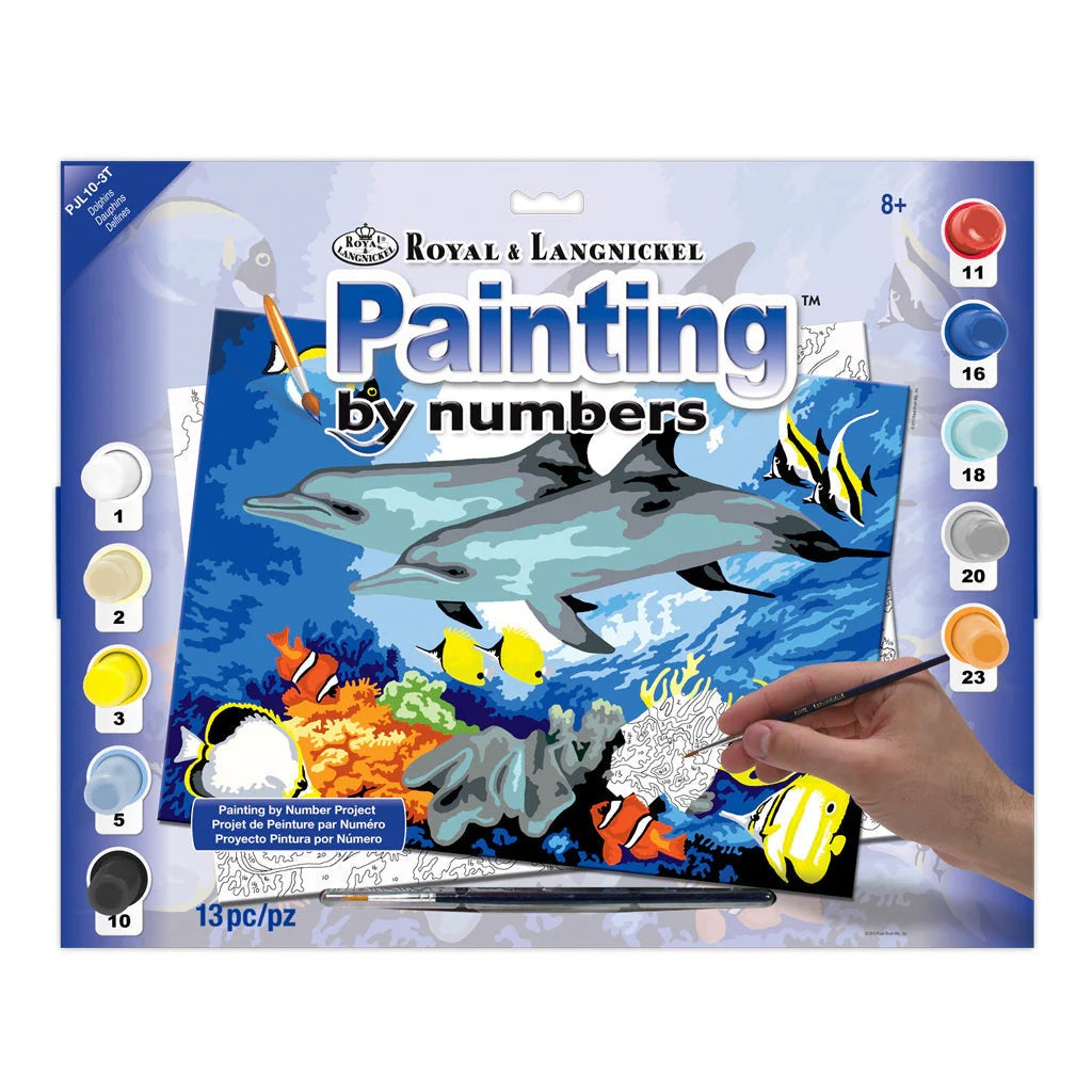 Dolphins Paint By Number 30 JB-44017