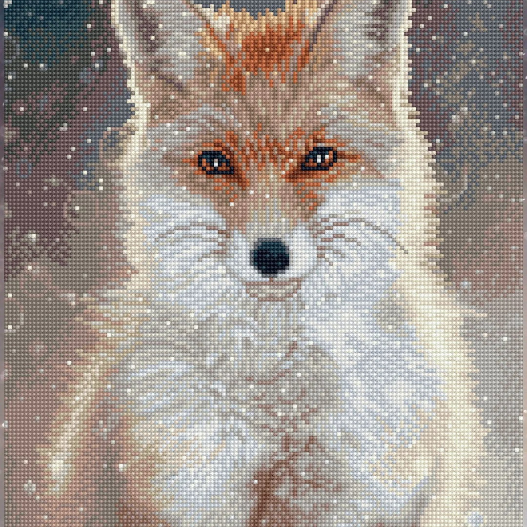 Snowflake Fox Diamond Art Kit 30 JB-44061