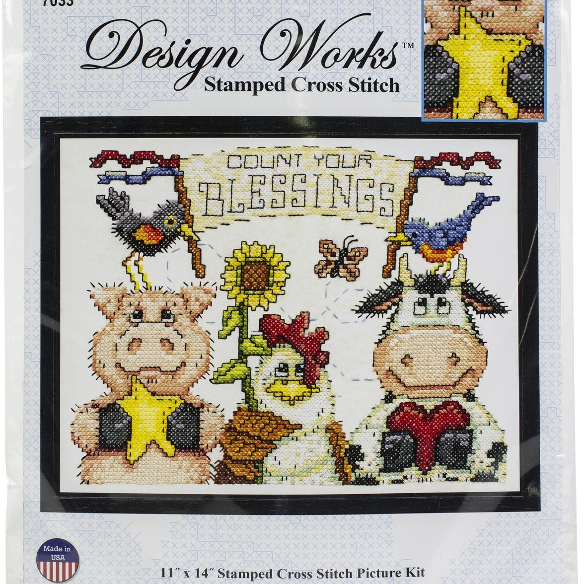 Barnyard Blessing Cross Stitch 30 JB-44072