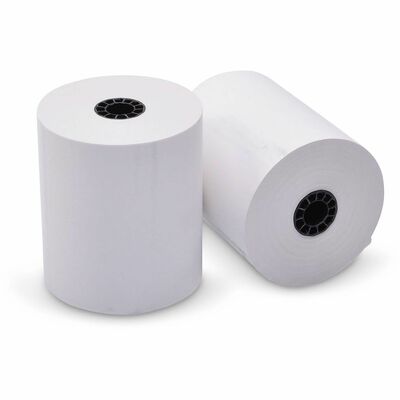 DIRECT THERMAL PRINTING THERMAL PAPER ROLLS, 3-INCH X 225 FT, WHITE, 24/CARTON 40 JB-44085
