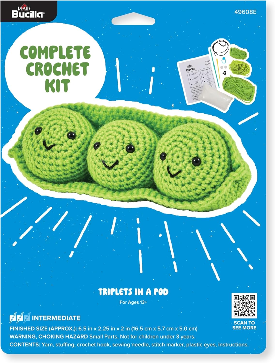 5" Pea Pod Amigurmi Kit 30 JB-44142