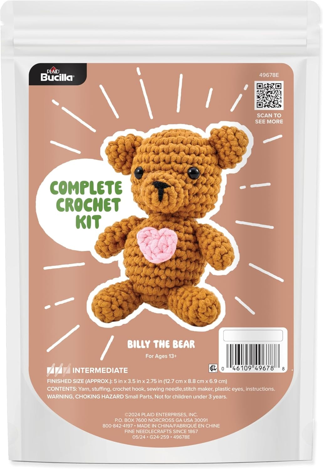 5" Bear Amigurmi Kit 30 JB-44143