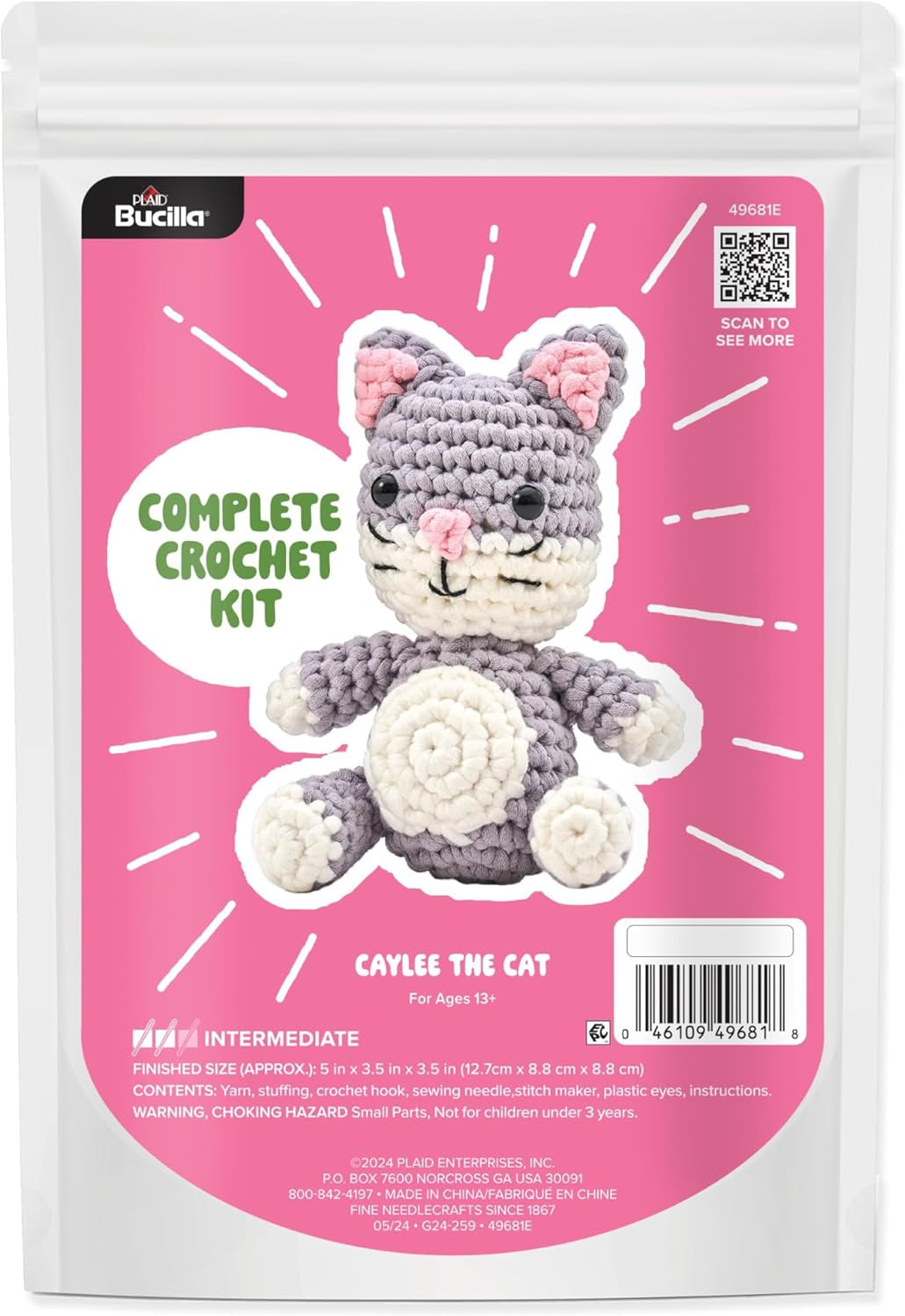 5" Cat Amigurmi Kit 30 JB-44144