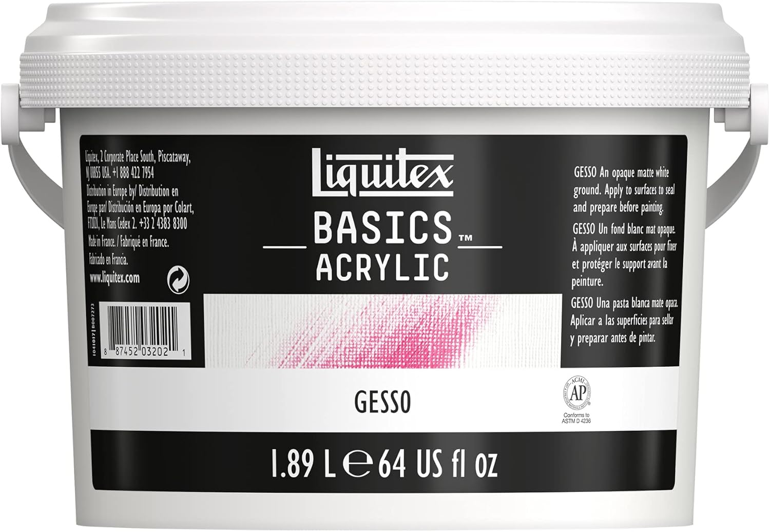 Liquitex 64 Oz Basic Gesso 30 JB-44230_c58537eb-0933-48cf-a538-4018e4265c4f