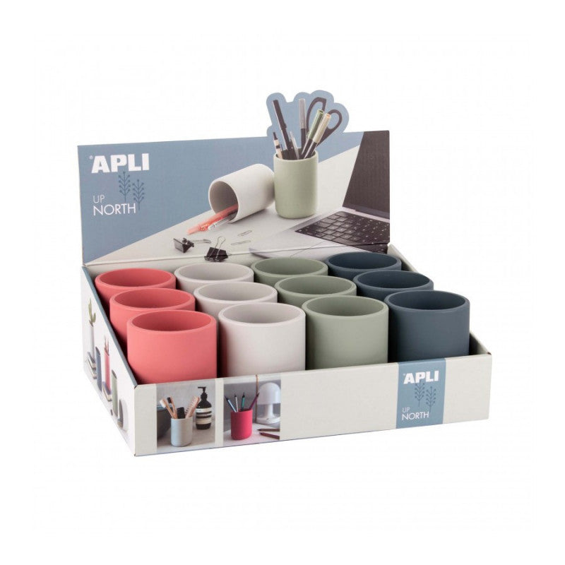 Silicone Pencil Holder, Assorted Colors 40 JB-44257
