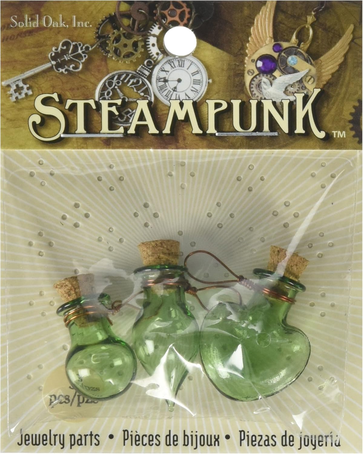 Green Bottle Charms 30 JB-44297