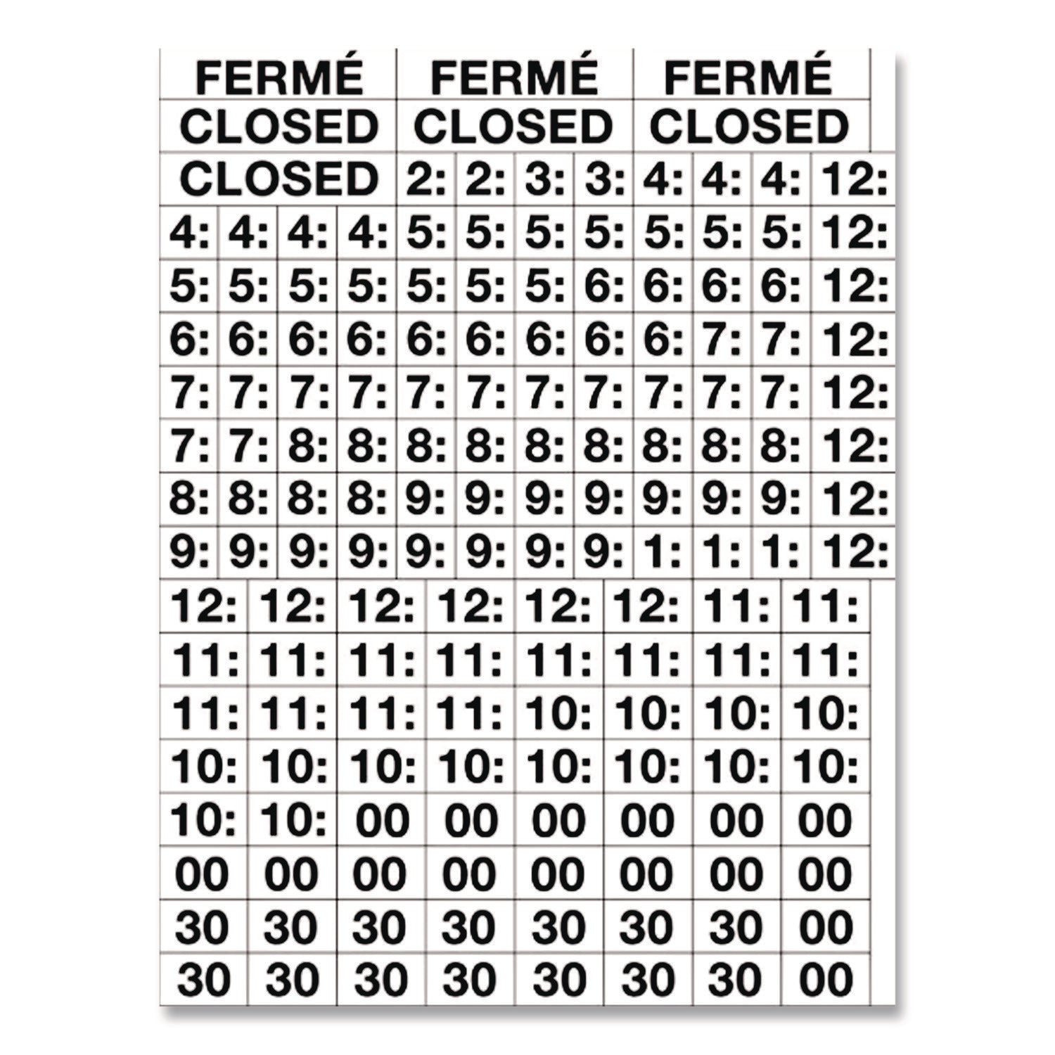 Business Hours Sign 40 JB-44299_2
