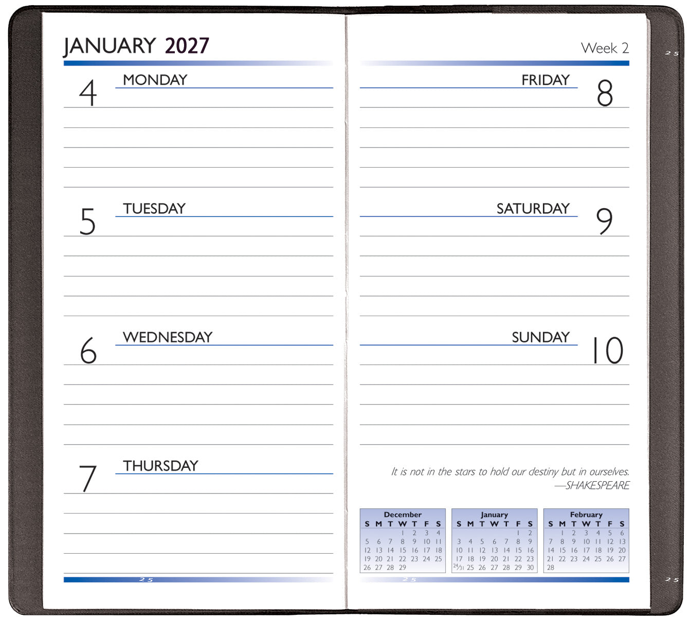 Payne 2027 Weekly Carriage Planner - Assorted colors 40 JB-44365_5