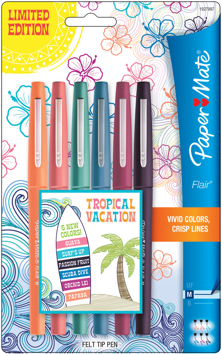 Papermate Flair Tropical Set 40 JB-44441