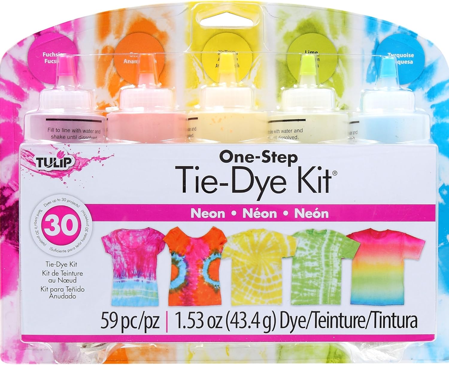Neon Tie Dye Kit 30 JB-44475