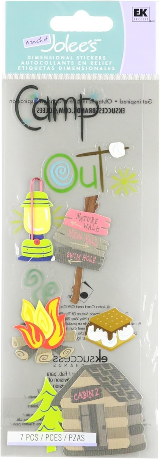 Camp Out Stickers 30 JB-44505