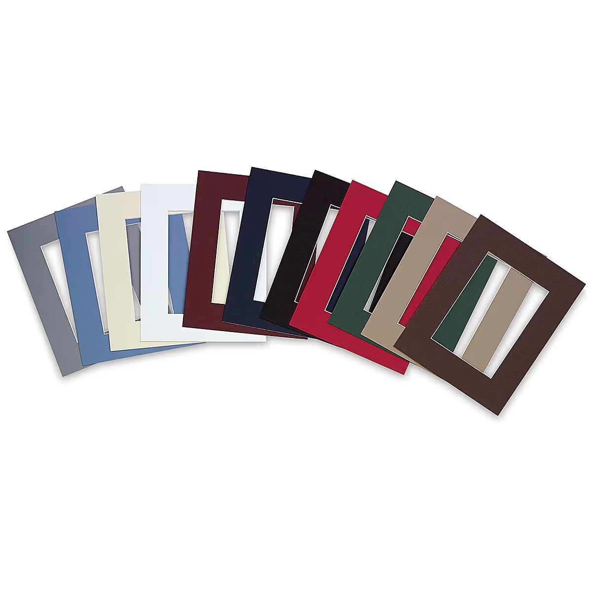 Blick Pre-Cut Mat - Bar Harbor Gray, 9" x 12" 30 JB-44585