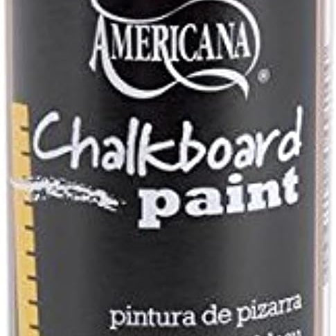 DecoArt Americana Chalkboard Paint - Black Slate, 4 oz 30 JB-44700