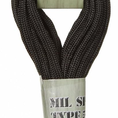 16' Black Parachute Cord 30 JB-44714