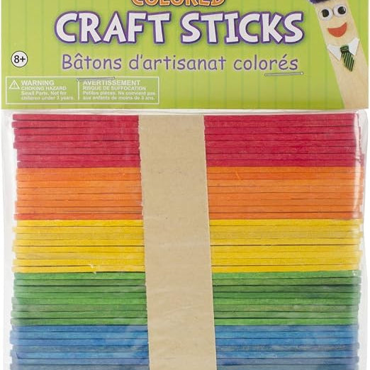 Colored Craft Sticks 30 JB-44717