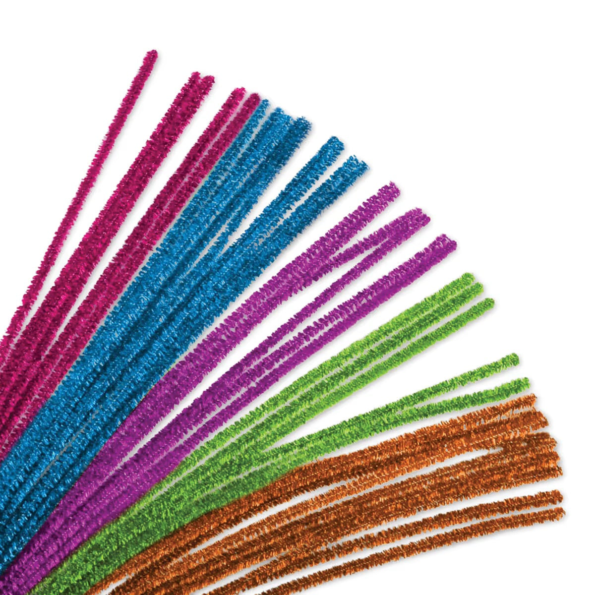 Tinsel Chenille Stems - 100/Pack 30 JB-44732