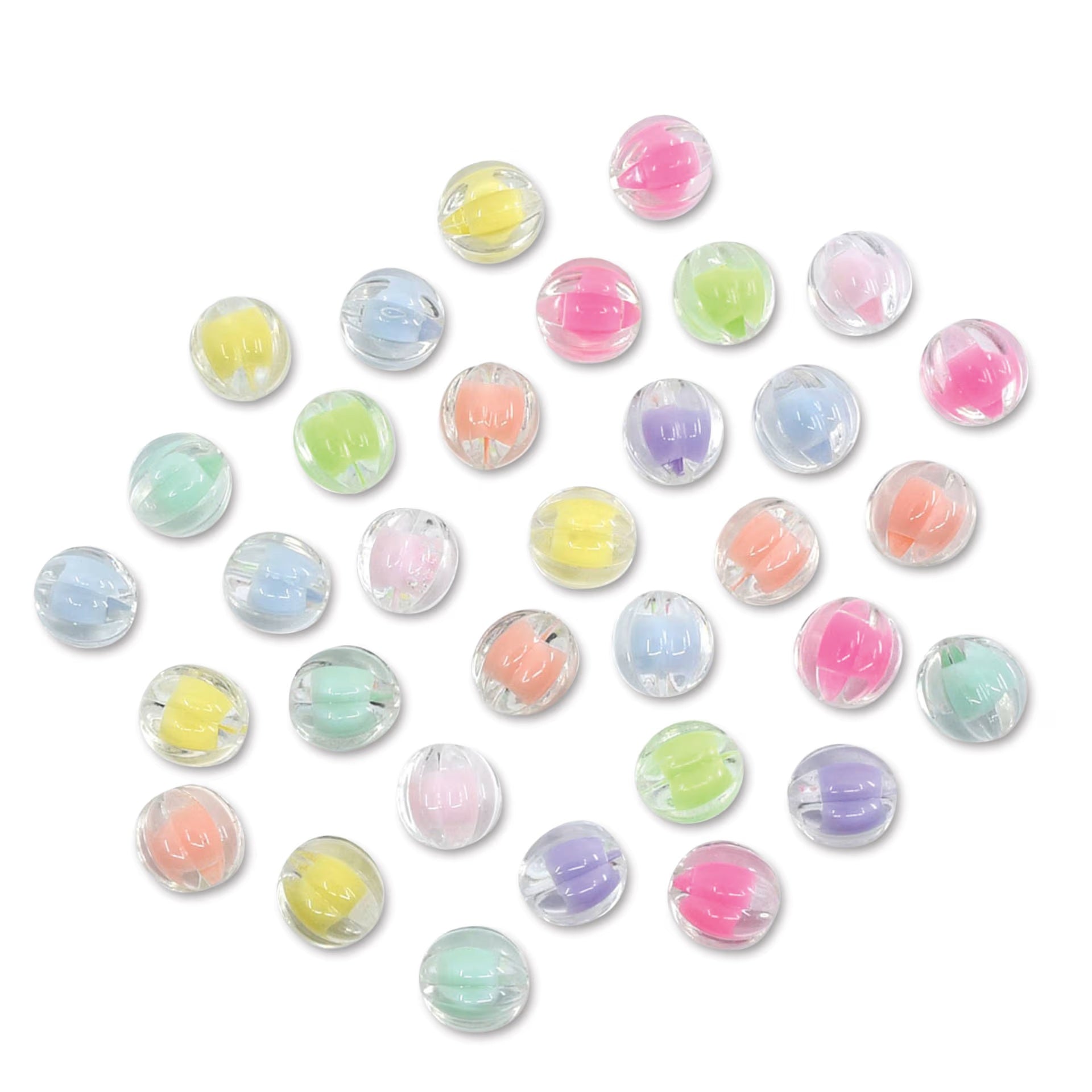 Craft Medley Fashion Acrylic Beads - Cat Eye Sphere 30 JB-44744
