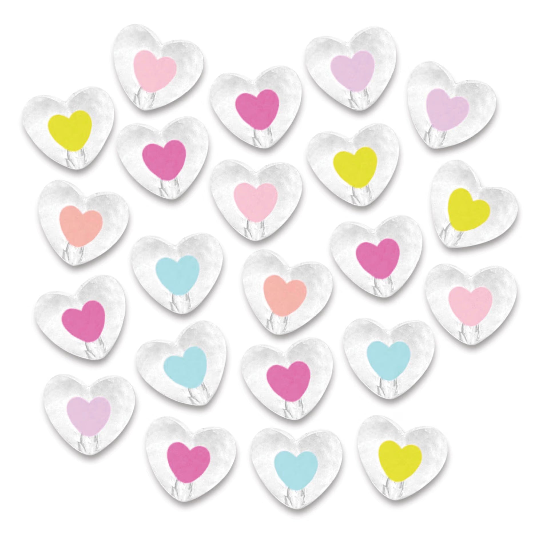 Craft Medley Fashion Acrylic Beads - Heart 30 JB-44747