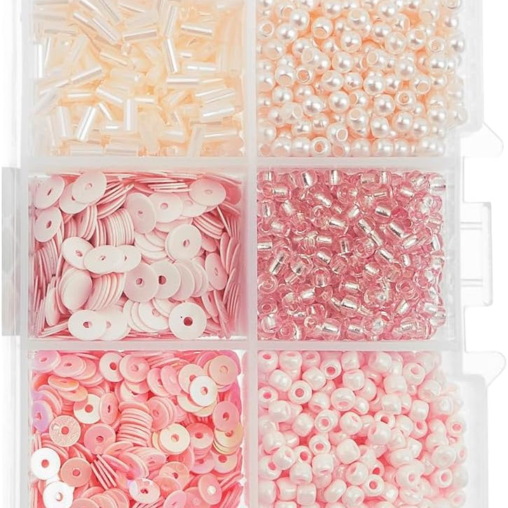 John Bead Sequins & Beads Kit - Pink, 81 g 30 JB-44754