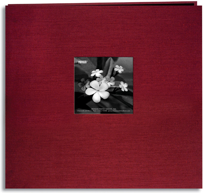Pioneer 12" x 12" Fabric Scrapbook - Cranberry 30 JB-44780