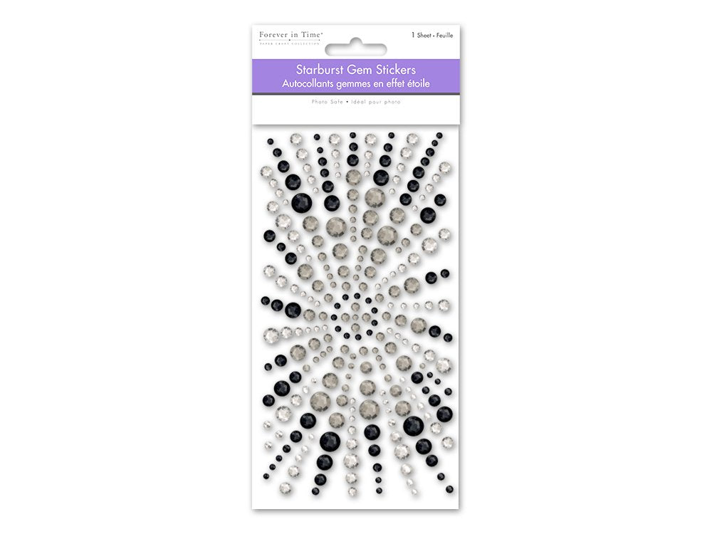 Craft Medley Starburst Gem Stickers - Classic 30 JB-44790