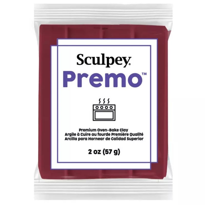 Sculpey Alizarin Crimson Premo Oven-Bake Clay - 2 oz. 30 JB-44954