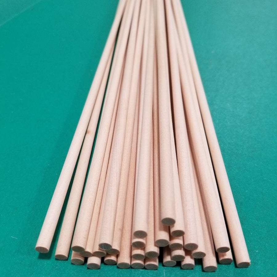 Wooden Dowel Rods, 3/16 x 36 in. 30 JB-44976