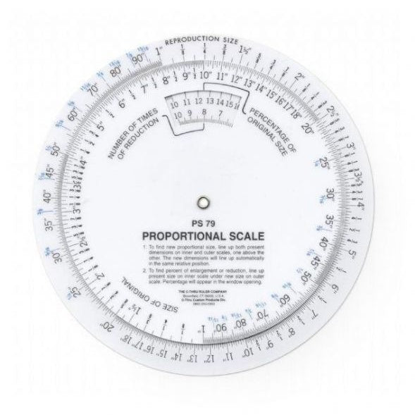 Westcott Ps79 C-Thru 6" Proportional Scale JS-10439_ceb41159-cef7-4bb9-891f-3b0451448d10