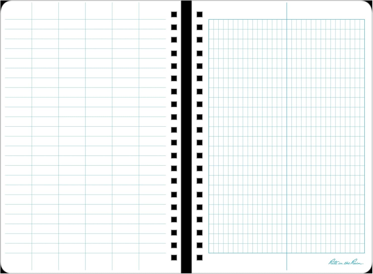 RR #303 TRANSIT SPIRAL NOTEBOOK RITE IN THE RAIN ALL WEATHER WATERPROOF JS-11225_2