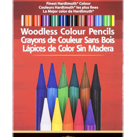 Col Penc Wl 12/Pk Woodless Color Pencils Arts & Crafts JS-12145_08e99a32-7d47-43f0-8dd1-b90b7e4396c2