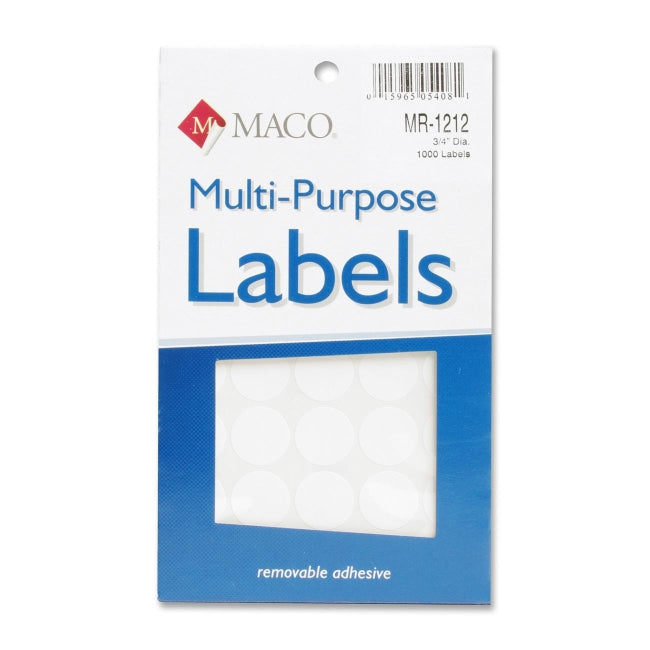 Label M 3/4" Removable Labels Mr1212 Maco JS-12389_67232a58-f8c5-4f93-b986-f740996a87db