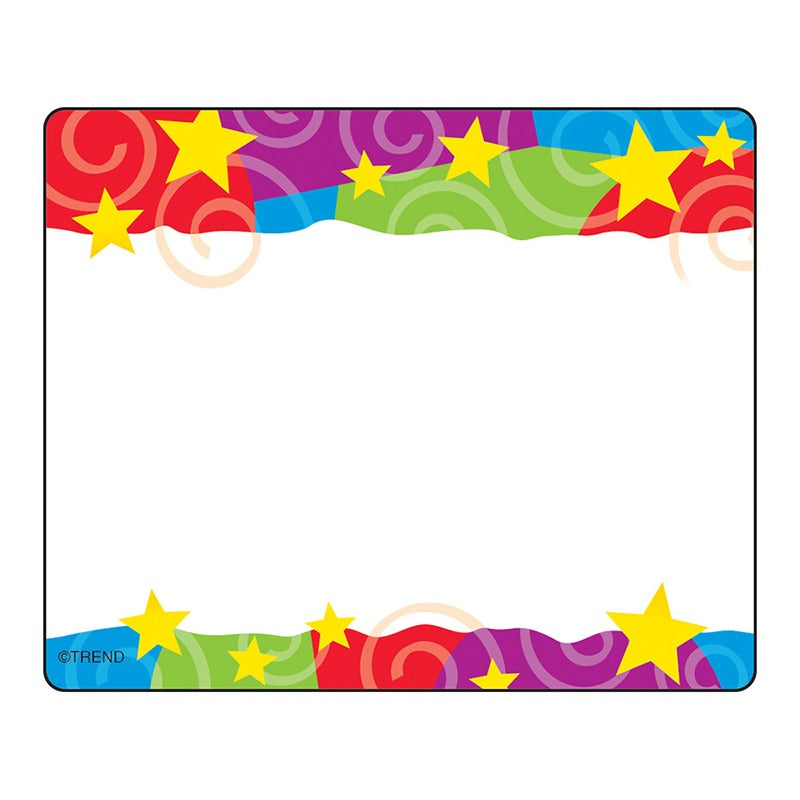 Stars N Swirls Name Tags JS-12754