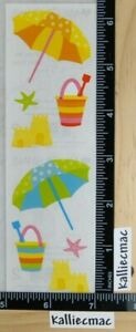 Mrs Grossman Beach Umbrella Stickers Beach Vacation Sand And Sun Arts & Crafts JS-12832