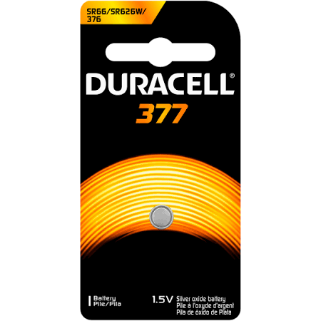 Batt Duracell 377 Button Cell Battery JS-14450