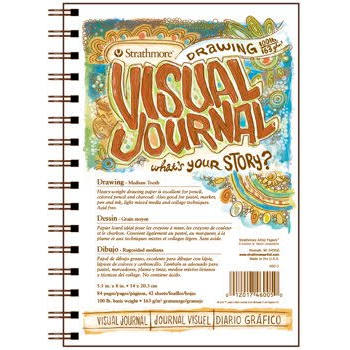Strathmore Visual Journal Drawing 5.5"X8"-42 Sheets -460500 Arts & Crafts JS-14583_1d1f3e5f-933a-44bc-88b7-b13a2f24e84c