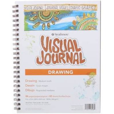 Visual Journal 9X12 Drawing Arts & Crafts JS-14585_b598604e-25e0-4464-bd59-a8e66023ef93
