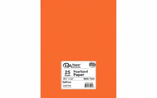 Pearlized Saffron Paper JS-14702