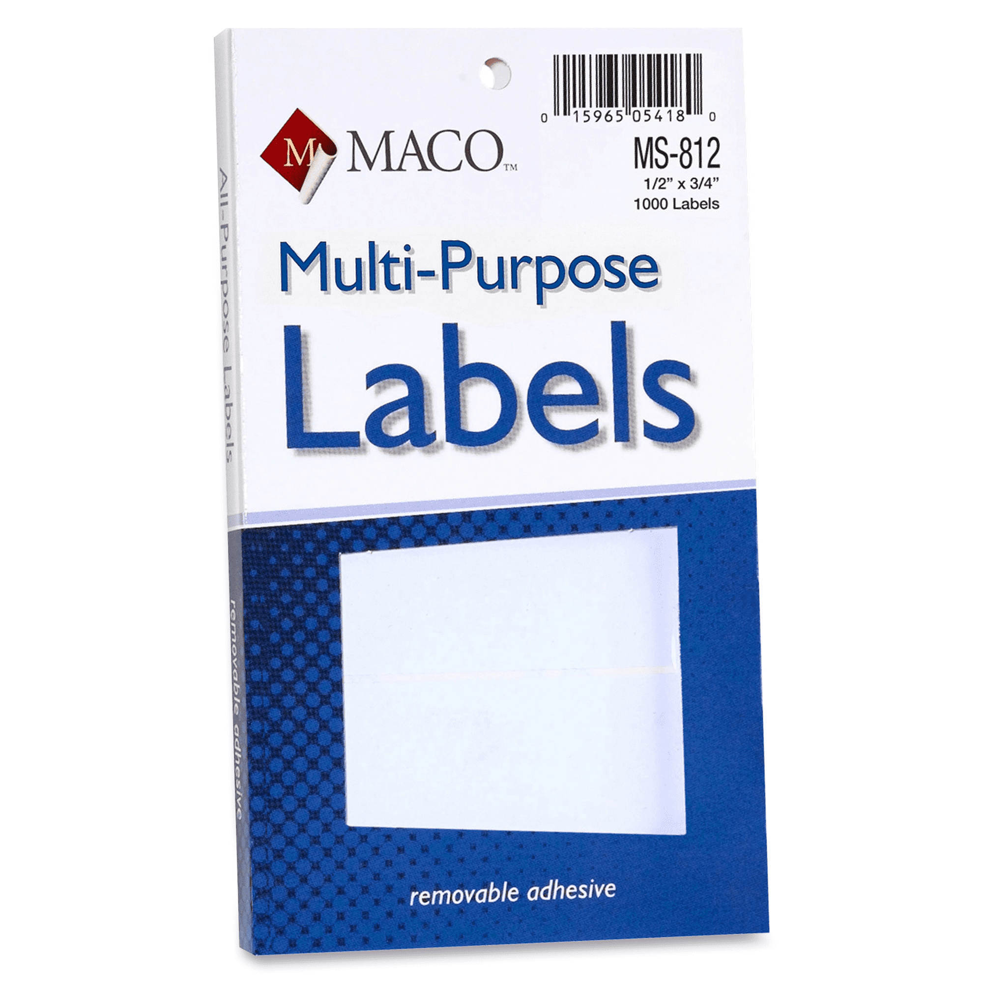 Label M 1/2X3/4 Rectangular Maco JS-15216