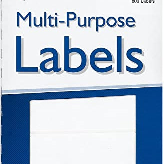 Label M 5/8X1 1/4 Rectangular Maco JS-15219