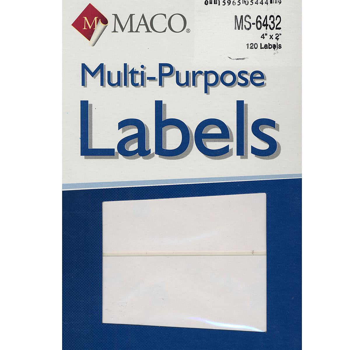 Label M 4X2 Rectangular Maco JS-15223