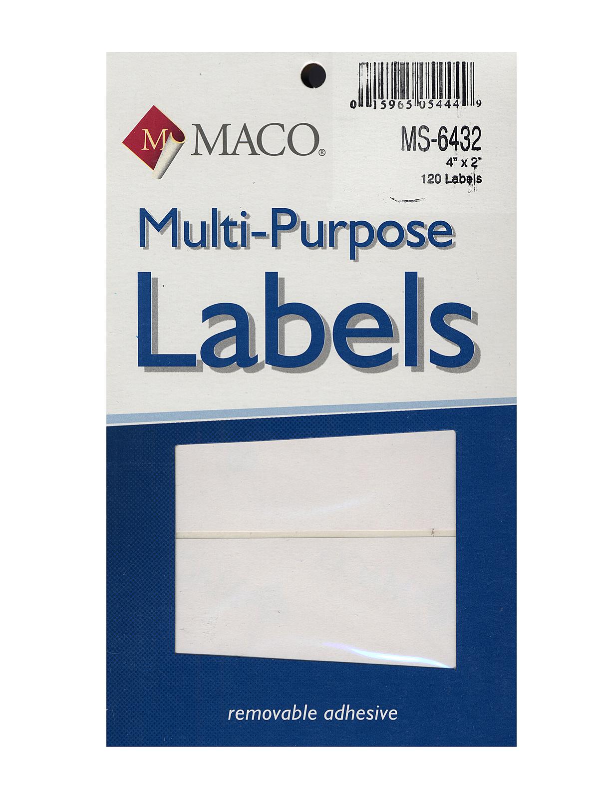 Label M 4X2 Rectangular Maco JS-15223