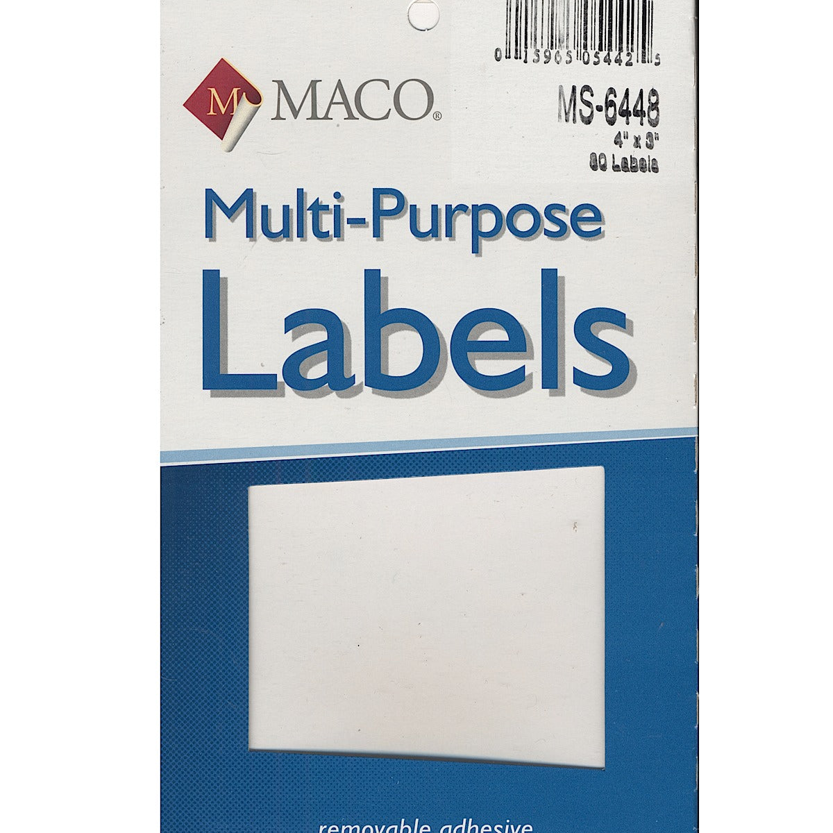 Label M 4X3 Rectangular Maco JS-15224