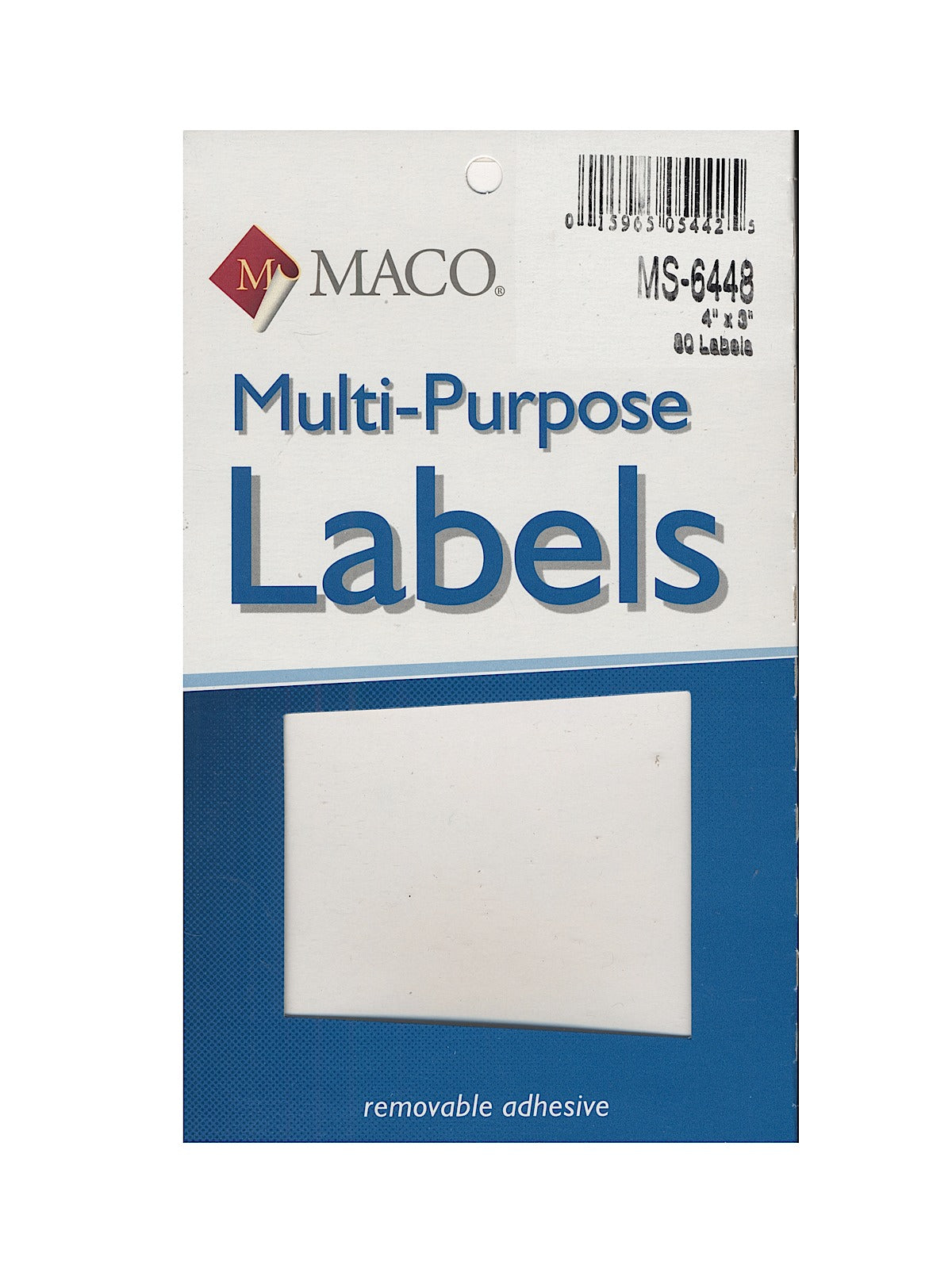 Label M 4X3 Rectangular Maco JS-15224