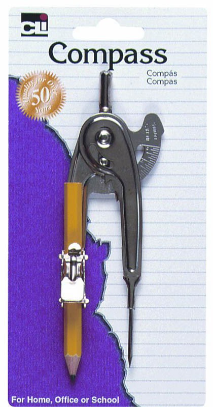 Compas Measurements Compass - Metal With English & Metric Measurements – Jerrol's