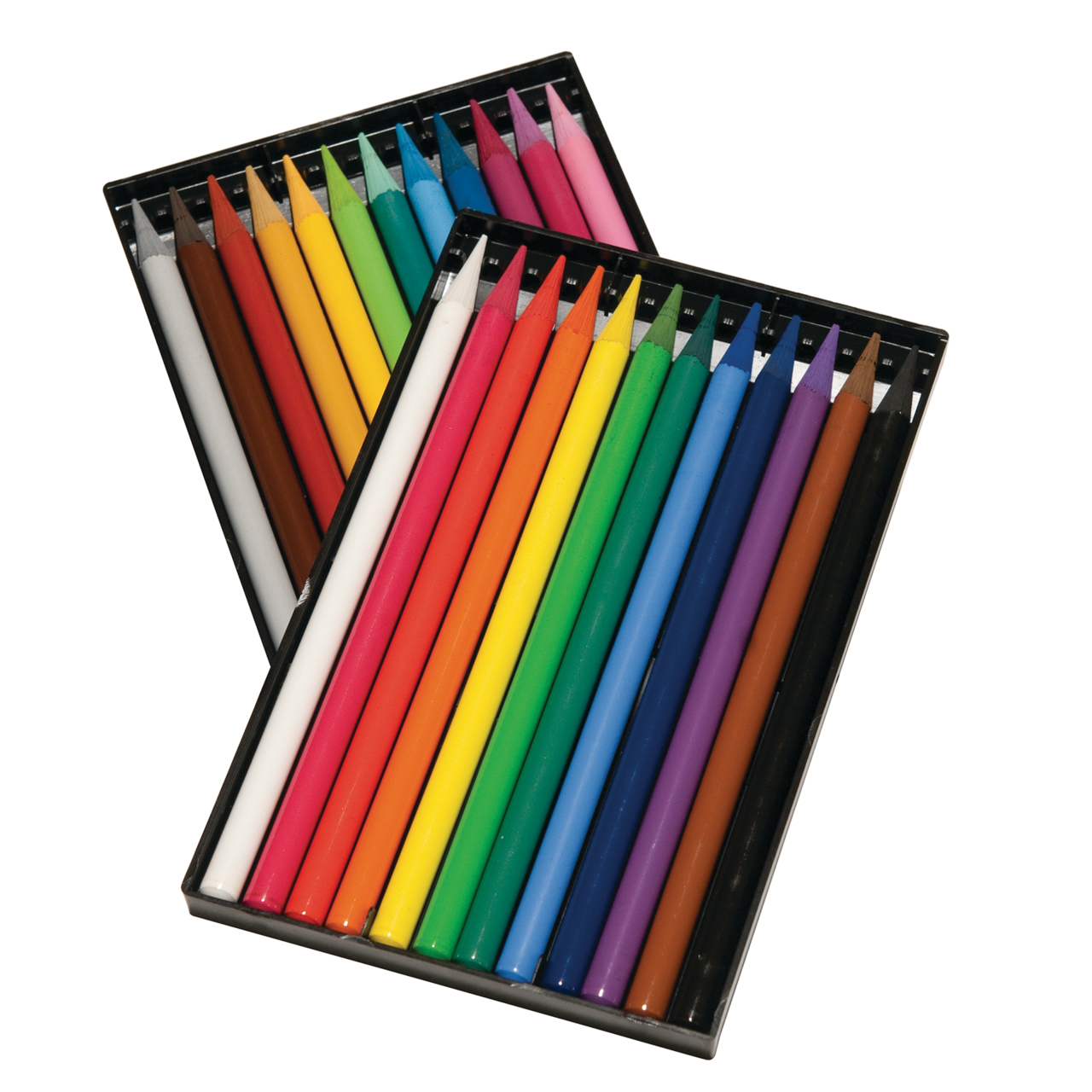 Col Penc Wl 24Pk Woodless Color Pencils Arts & Crafts JS-16369