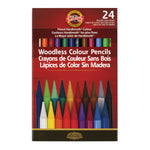 Col Penc Wl 24Pk Woodless Color Pencils Arts & Crafts JS-16369_1