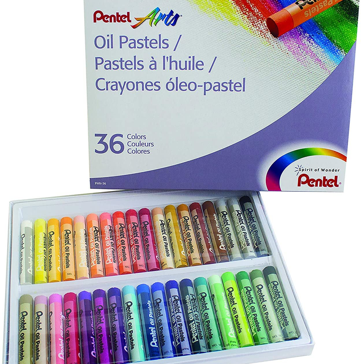 Oil Pastel 36 Color Pentel Oil Pastels Arts & Crafts JS-16738_1